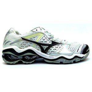 Mizuno Women's Volleyball Shoes Wave Tornado 3 White Silver Black Lace Up W10